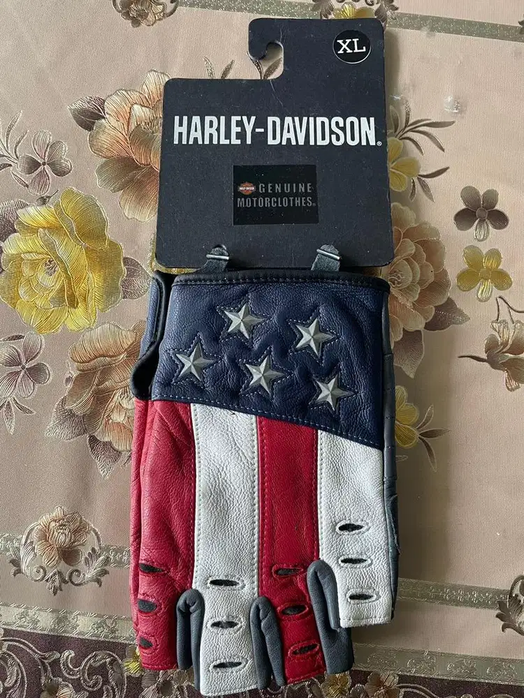 Sarung tangan kulit Harley Davidson