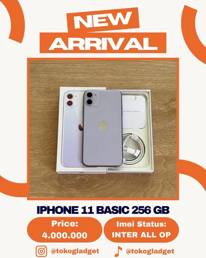 iPhone 11 Basic 256 Gb ex INTER ALL OPERATOR