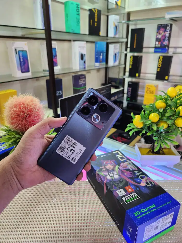 Infinix Note 40s (8+8) 16Gb/256Gb Fullset Mulus Ori 100% Bergaransi