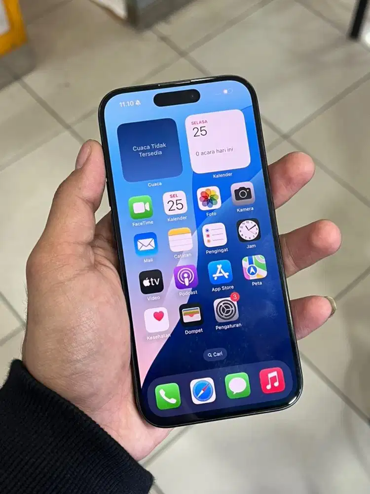 Iphone 15 pro 266Gb inter all op lengkap jomin