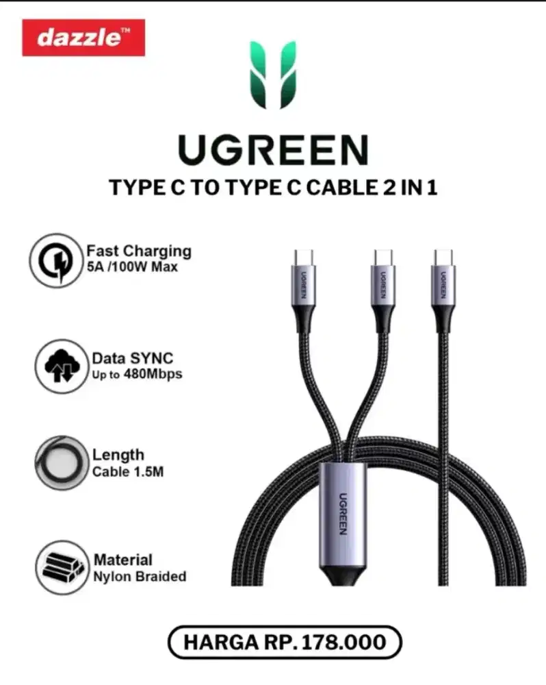 Ugreen type C 2-in-1 universal