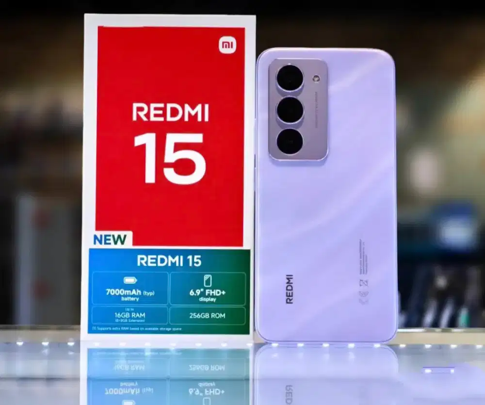 PROMO REDMI 15 NEW SEGEL GARANSI RESMI