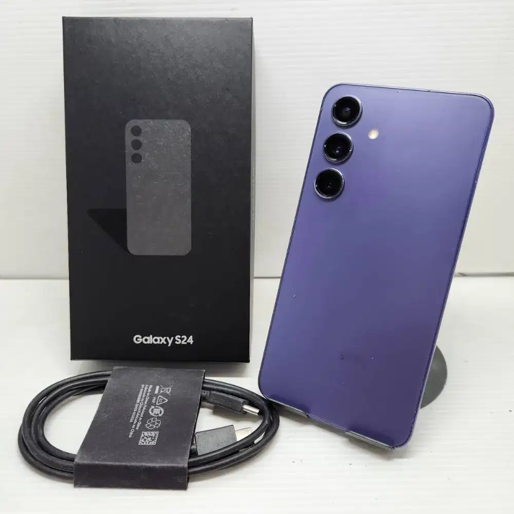 TERMURAH! SAMSUNG GALAAXY S24 5G 8/256 COBALT VIOLET SIAP PAKAI NO MIN