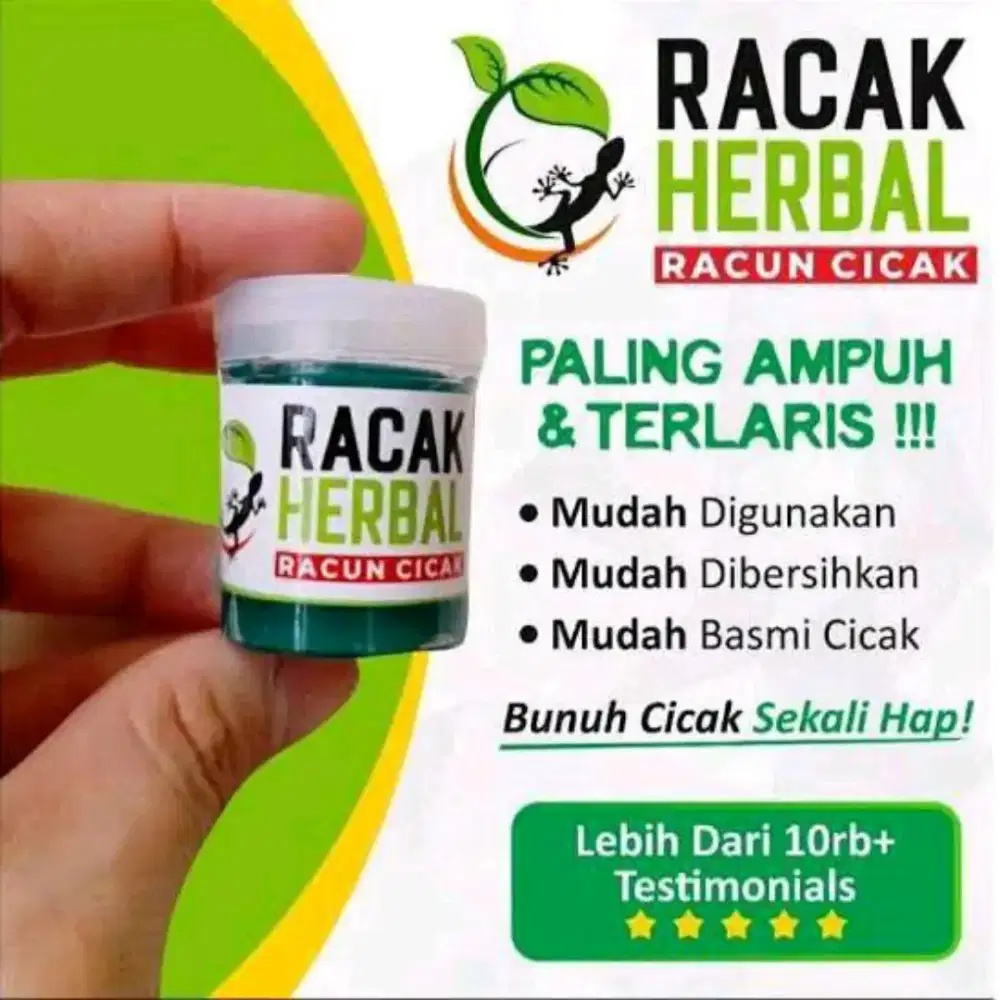 Terlaris! Racun Cicak Herba - Sekali Hup Cicak Tewas