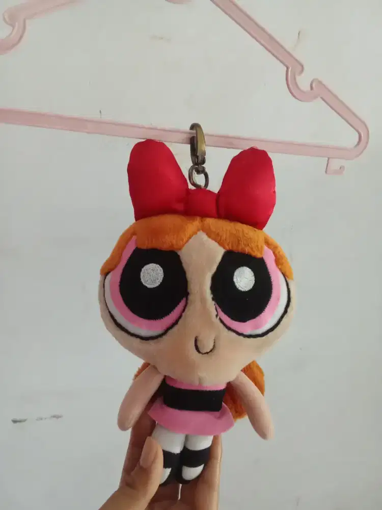 Boneka/Gantungan Kunci Blossom Power Puff Girl (Medium)