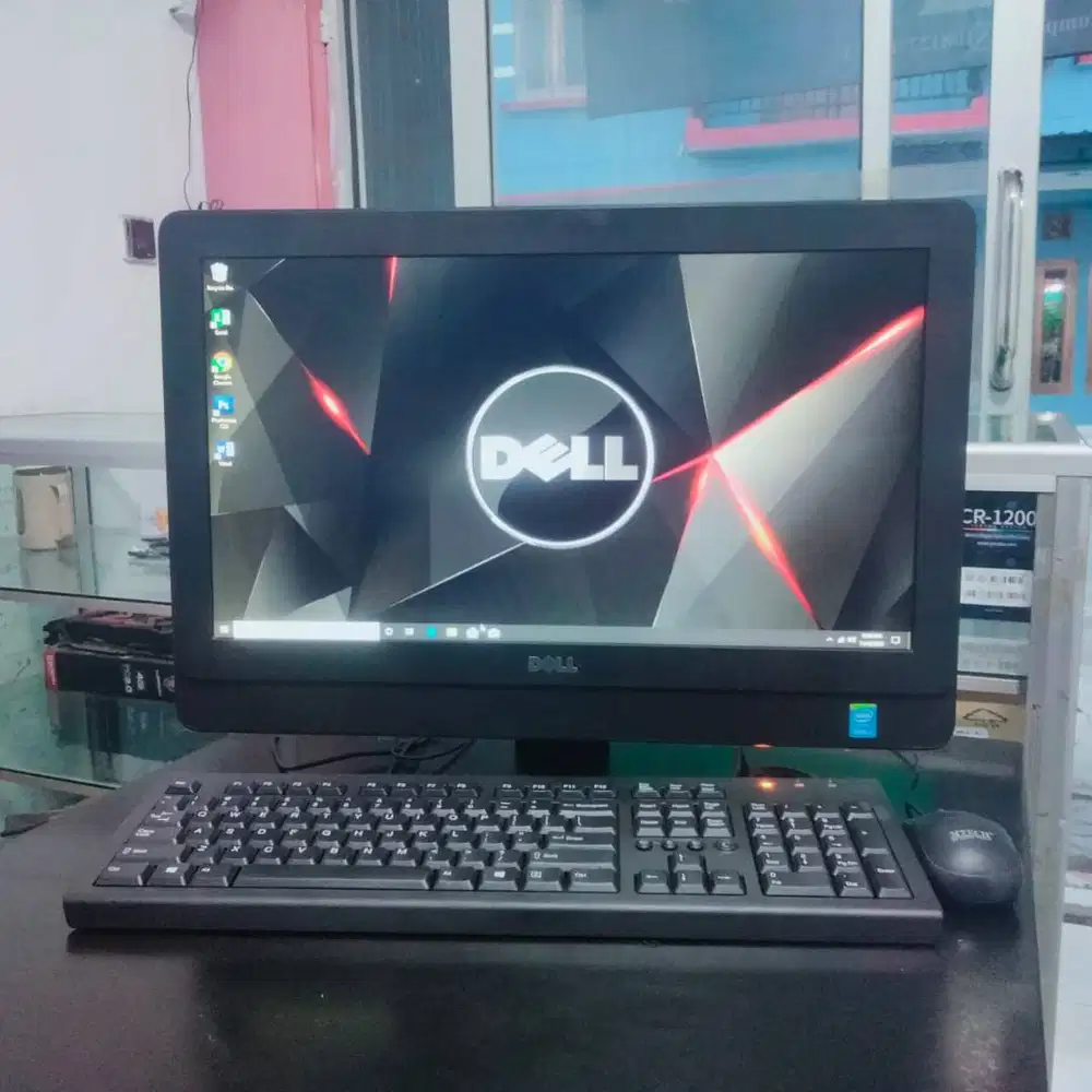 PC AIO Core i3 RAM 8 SSD 128 20in Key Mouse tinggal pakai