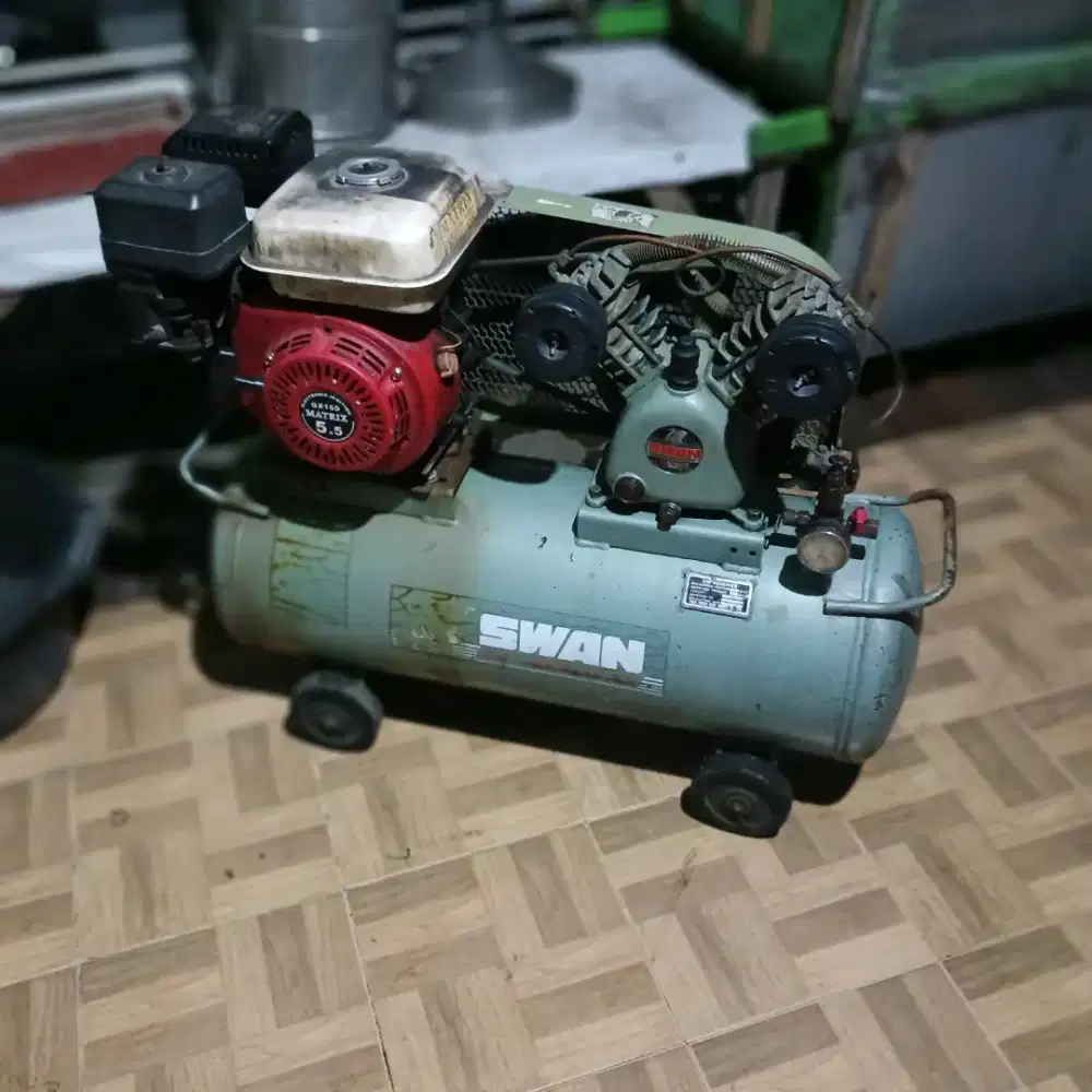 DIJUAL KOMPRESOR ANGIN
 1/2 HP MESIN MATRIX BENSIN 5.5HP