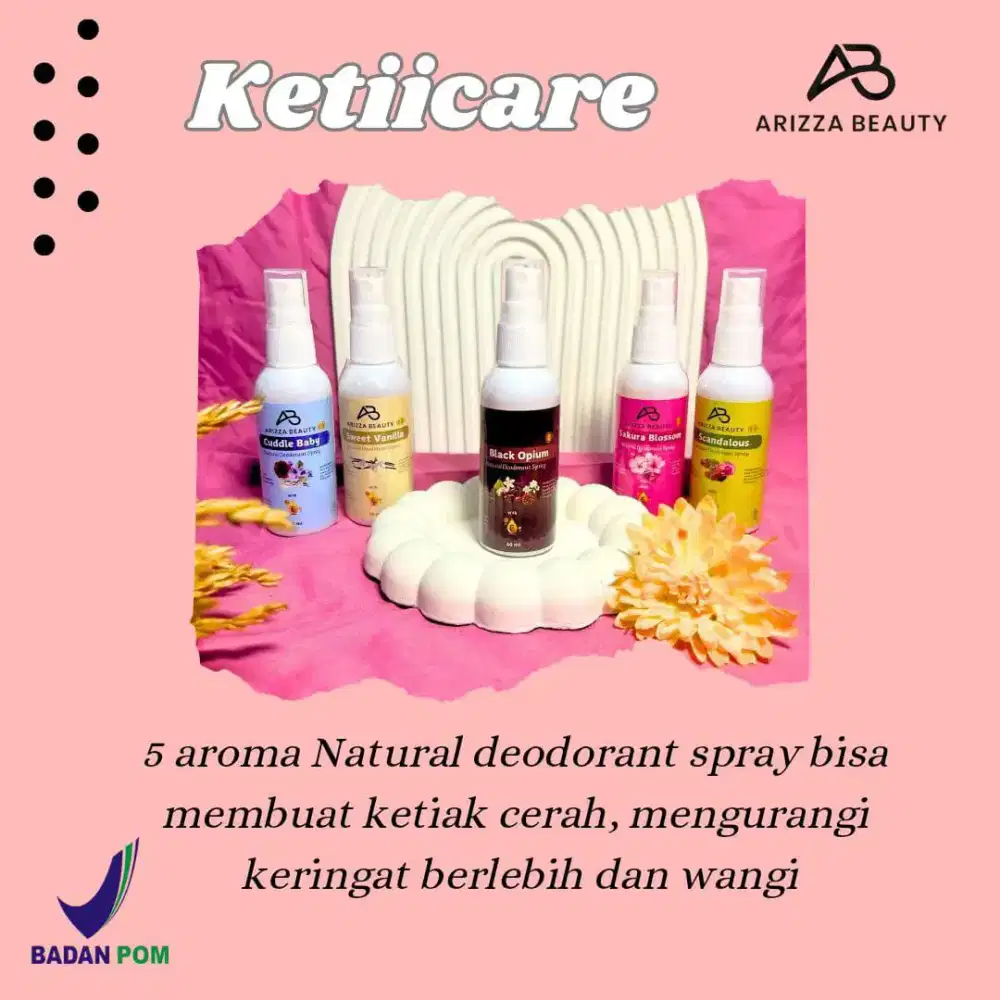 Diodorant spray tawas