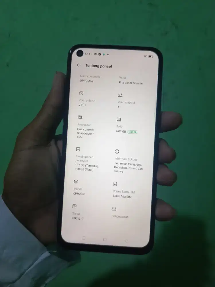 Oppo a16 Ram 3/32 Batangan aja