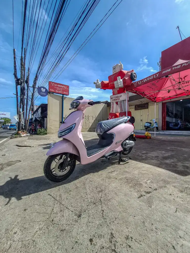 Uwinfly T85 Terbaru warna Pink cocok buat cewe cowo, langsung bungkus