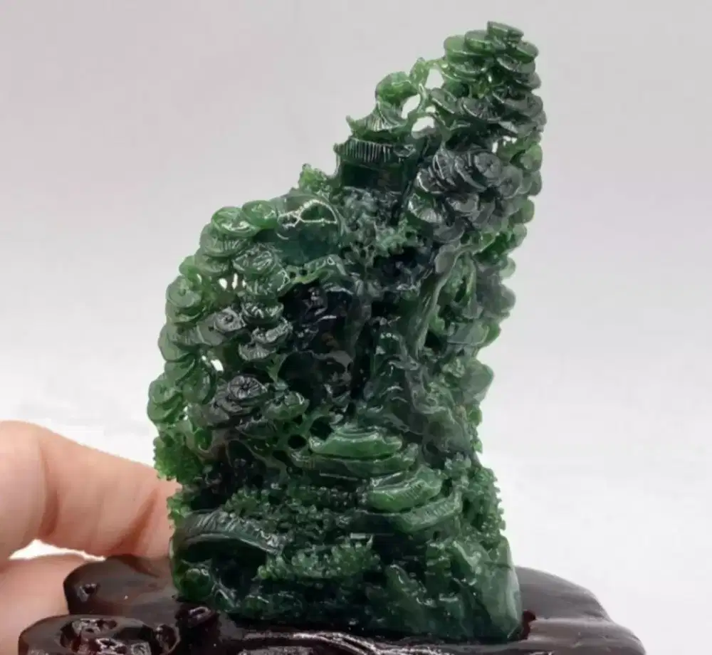 Jadeite jade giok Burma type A natural