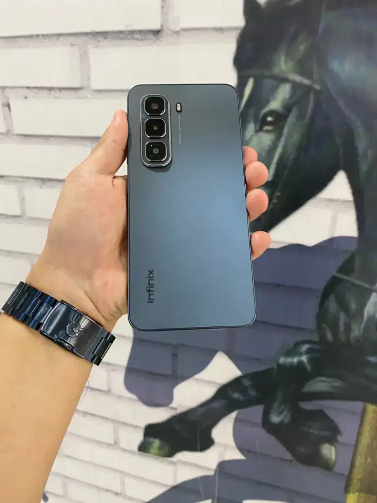 Jual hp Bks infinix hot50pro 8/256gb black mlus no minus (unit only)