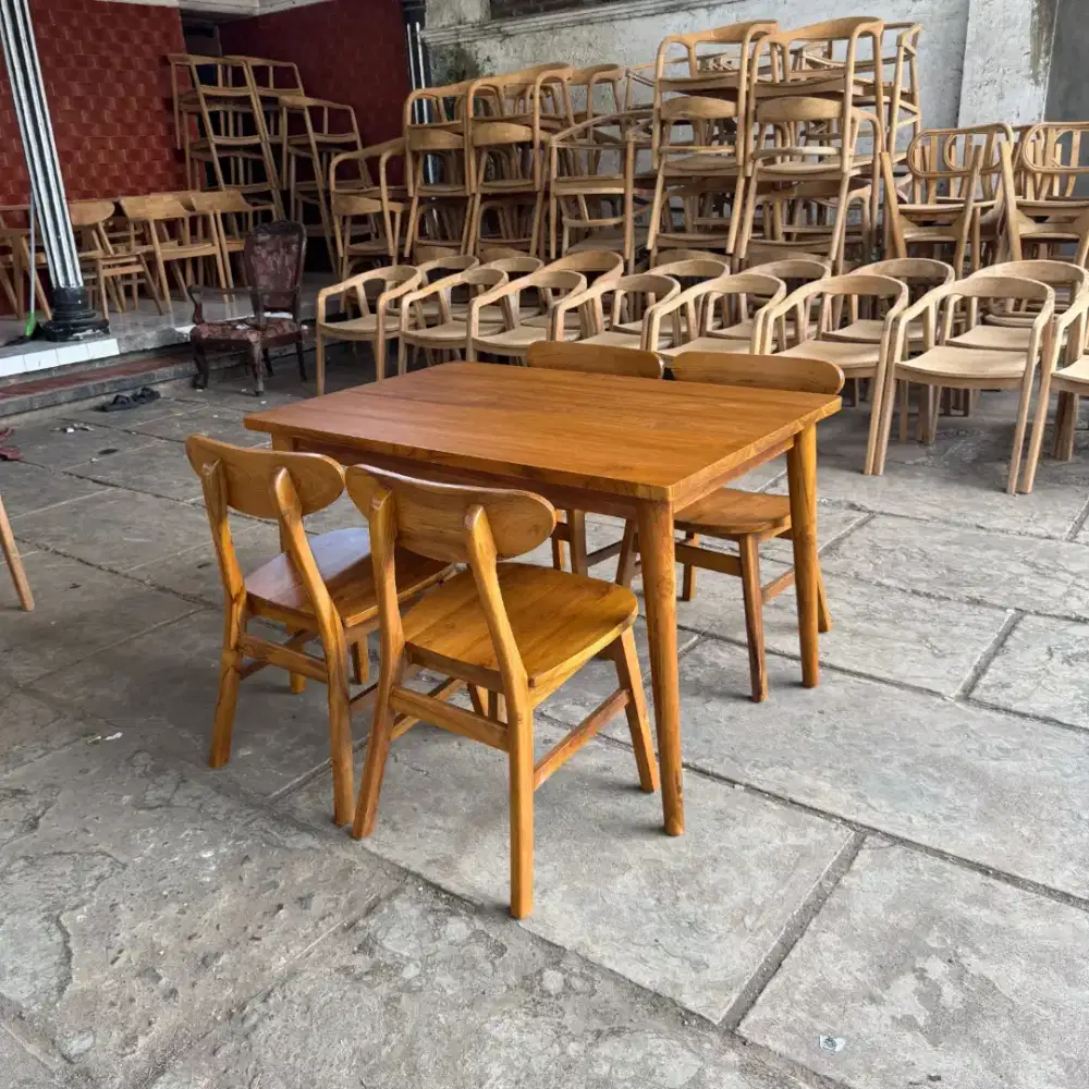 Kursi ropan kursi kayu jati kursi restoran kayu jati