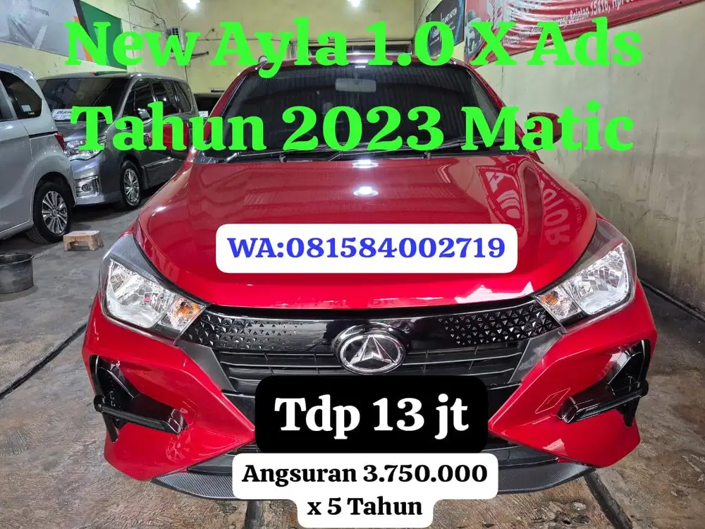 Daihatsu New Ayla 1.0 X ADS Tahun 2023 Automatic