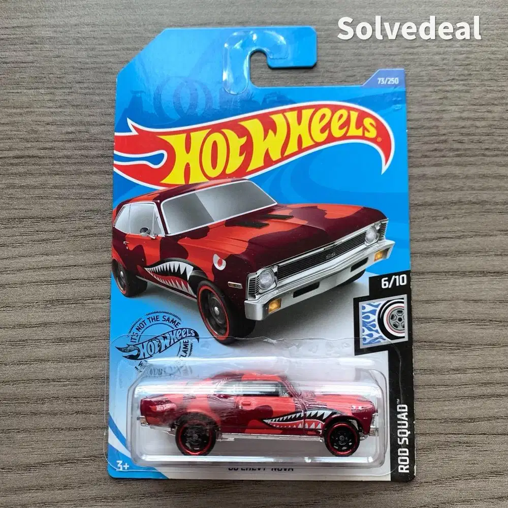 Hot Wheels 68 Chevy Nova 2020 Merah – Baru