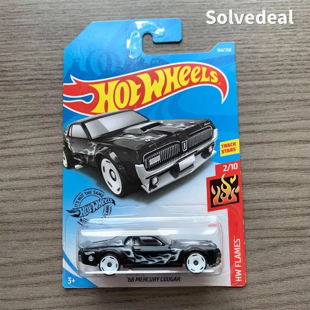 Hot Wheels 68 Mercury Cougar 2019 Hitam – Baru