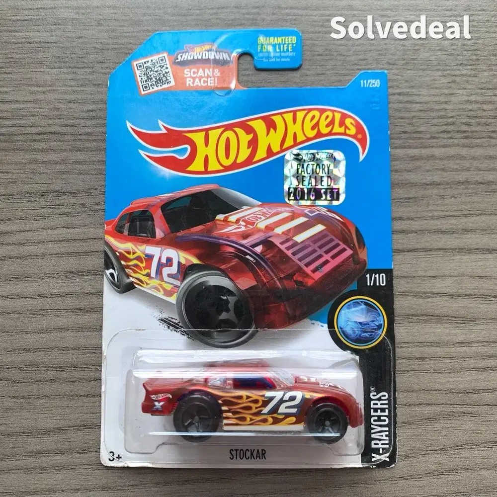 Hot Wheels Stockar Factory Sealed 2016 Merah – Baru