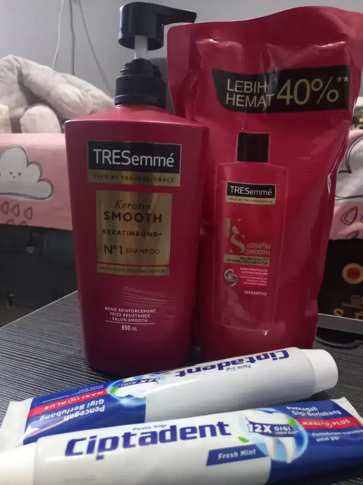 ALL IN Shampoo Tressemmè and Pasta Gigi