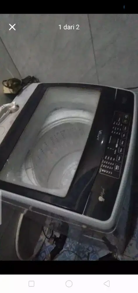 Dijual mesin cuci merk Aqua