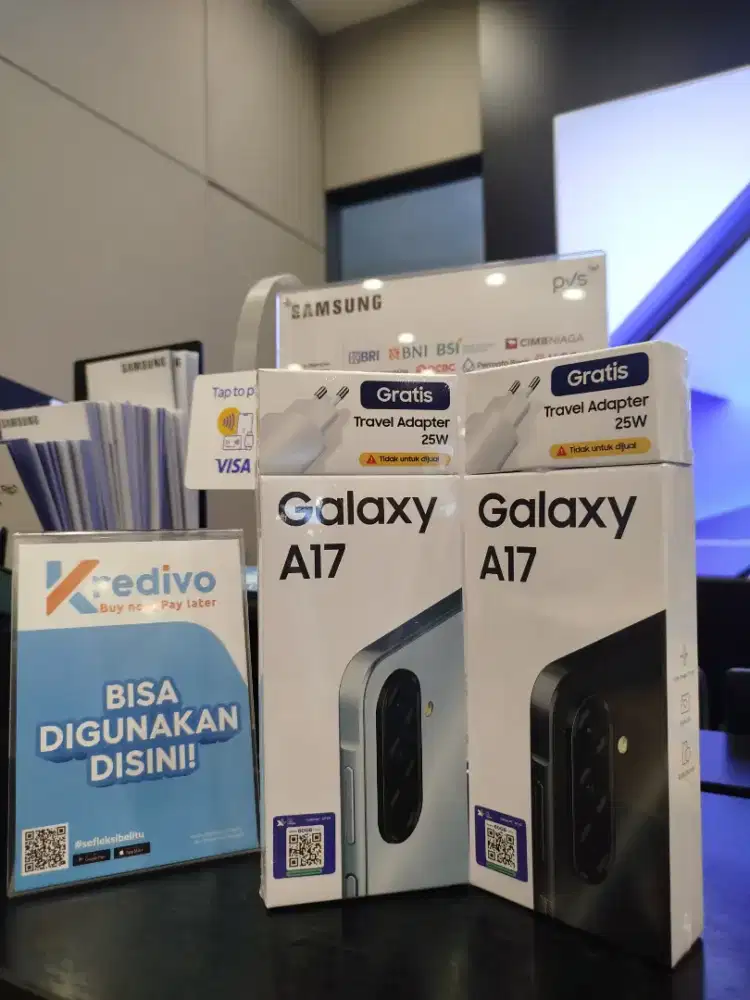 SAMSUNG GALAXY A17 BERGARANSI RESMI SYARAT CICILAN CUKUP KTP SAJA