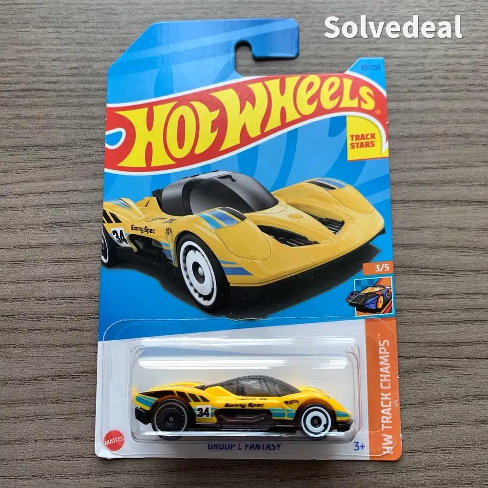 Hot Wheels Group C Fantasy 2023 Kuning – Baru