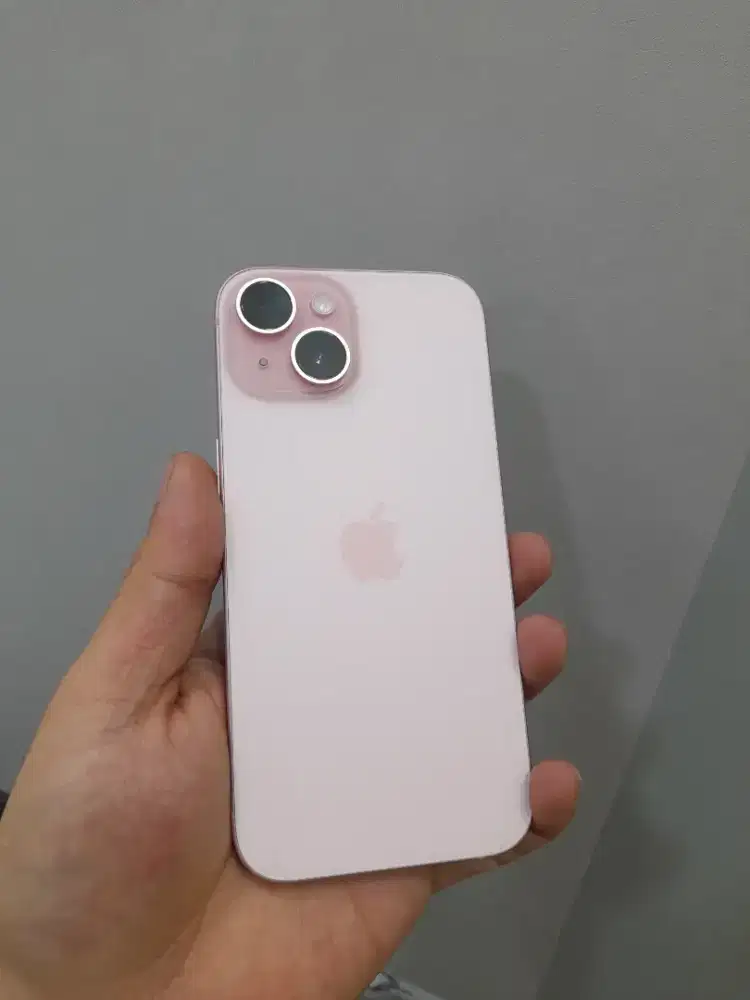 Iphone 15 128 gb ibox pink mulus fulset