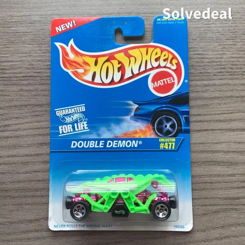 Hot Wheels Double Demon 1996 Hijau – Baru