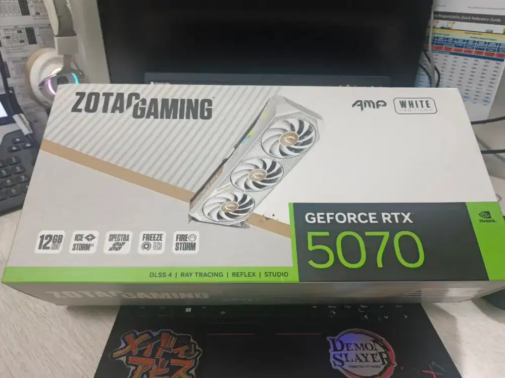 GPU Zotac RTX 5070 12GB AMP White