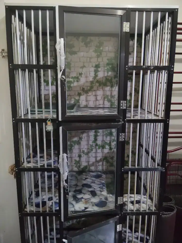 Kandang kucing stainless