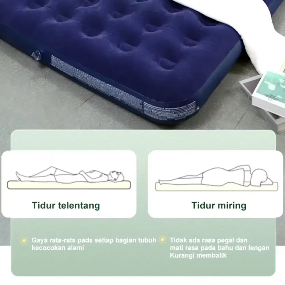 Kasur angin ukuran 180 x 200 ukuran besar