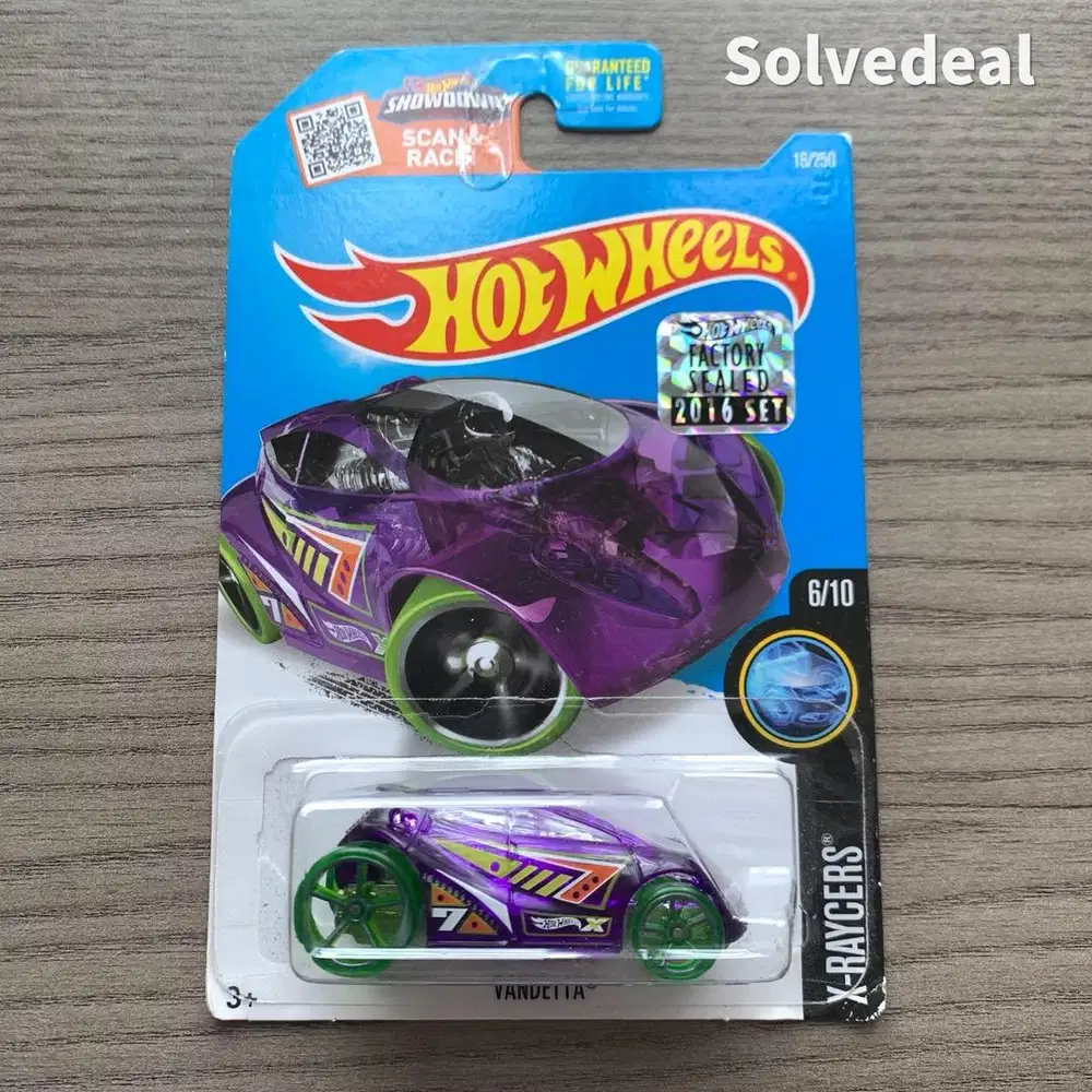 Hot Wheels Vandetta Factory Sealed 2016 Ungu