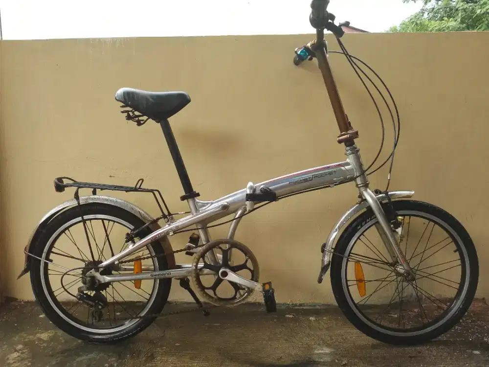 Sepeda Lipat Wimcycle Alloy UK 20 Inch Siap Pakai