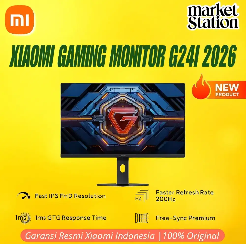 MONITOR XIAOMI G24I 2026 24 INCH GARANSI RESMI