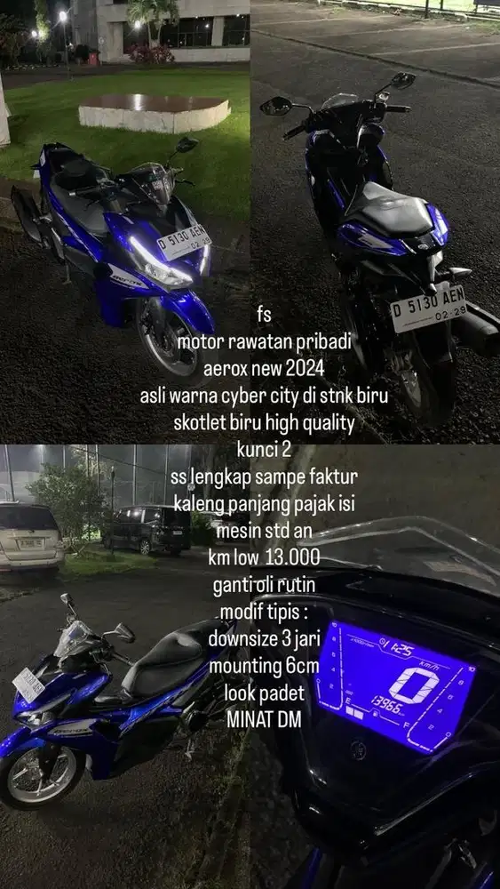 YAMAHA AEROX NEW 2024 ISTIMEWA