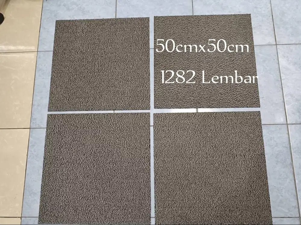 karpet kantor tile 50cmx50cm