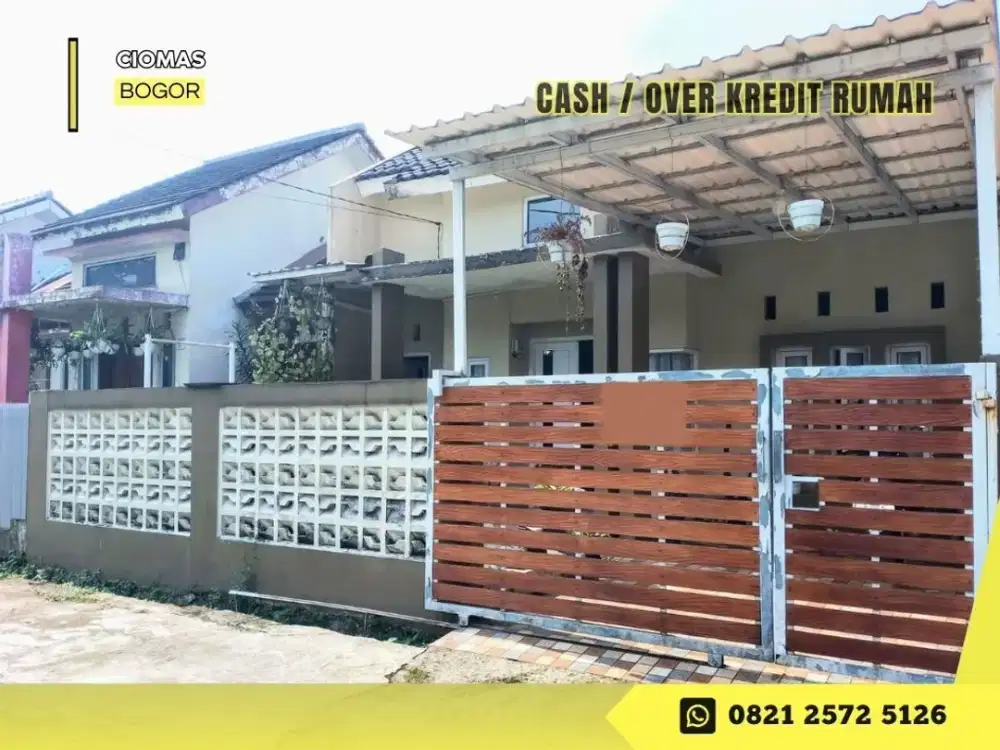 Jual Rumah Over Kredit 98JT bs CASH dkt Stasiun di Gardenia Hills Ciomas