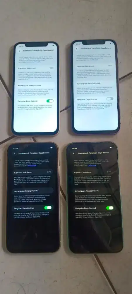 iPhone 11/12 dari yg 64gb dan 128gb