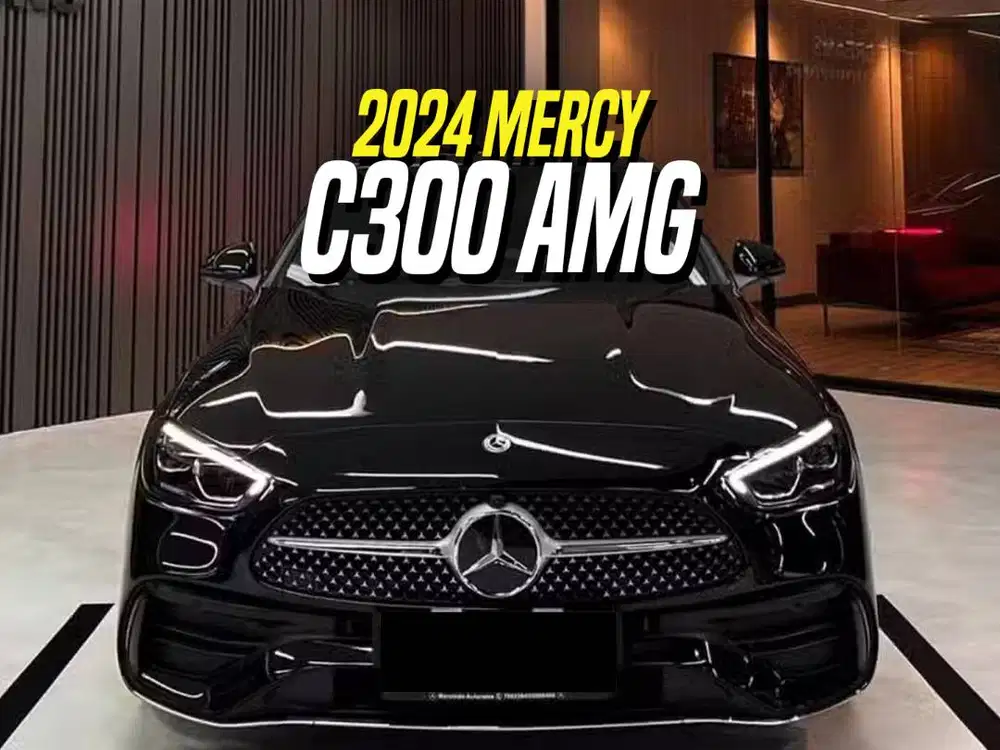 Mercedes Benz C300 AMG 2024 NIK 2023 Black Hitam Mercy C 300