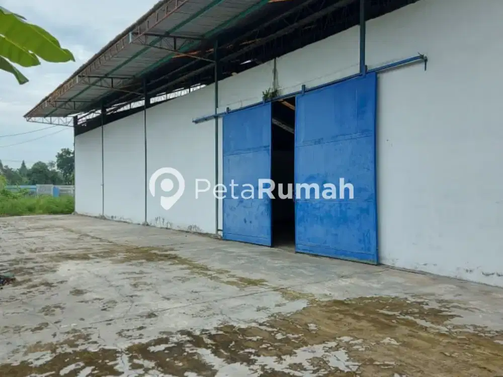 DIJUAL TANAH + GUDANG JALAN PROTOKOL DESA SIALANG MUDA - HAMPARAN PERAK