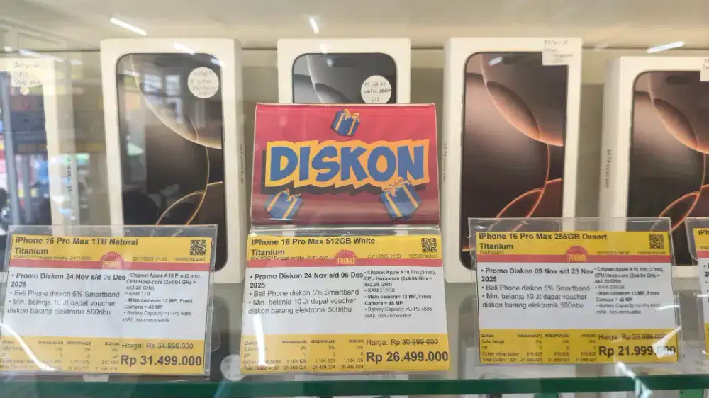 iPhone 16 Pro Max 1tb Natural Bisa dikredit Tanpa Kartu Kredit