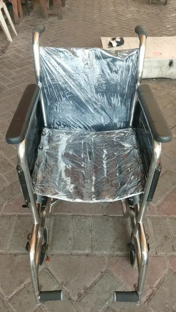 Kursi Roda second stainless bagus 90%