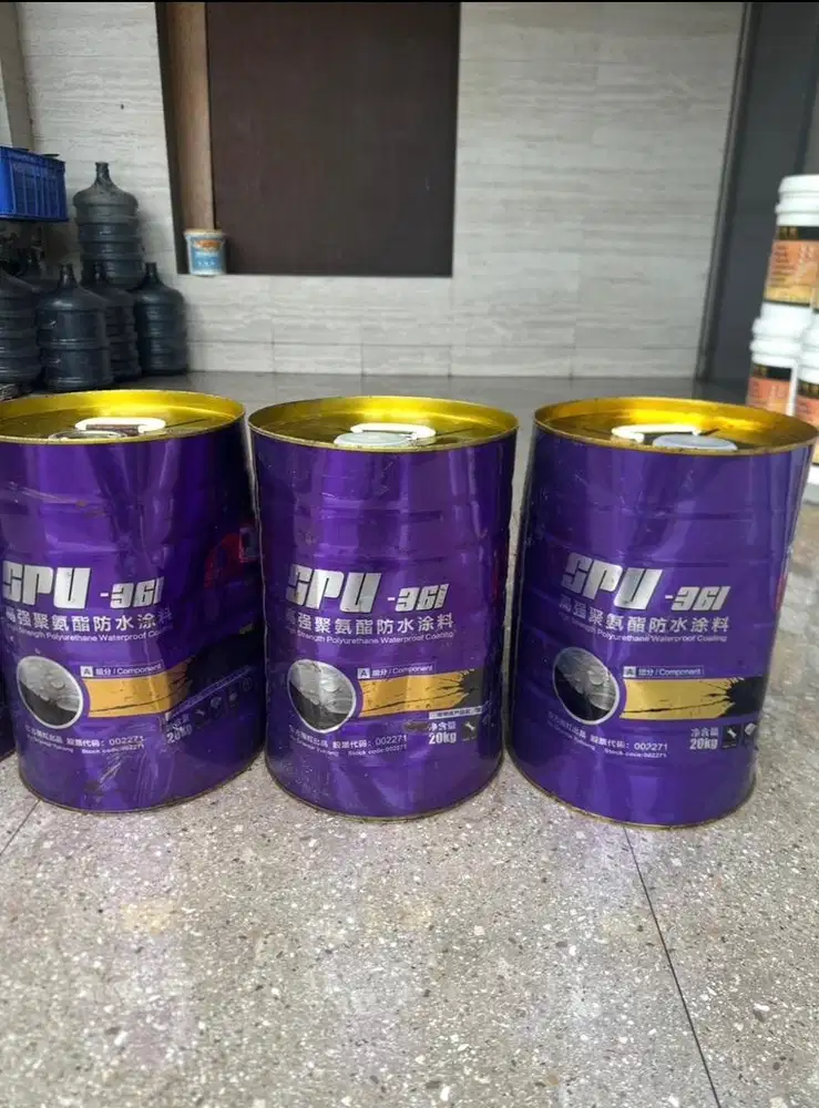 polyurethane waterproof hitam 20kg