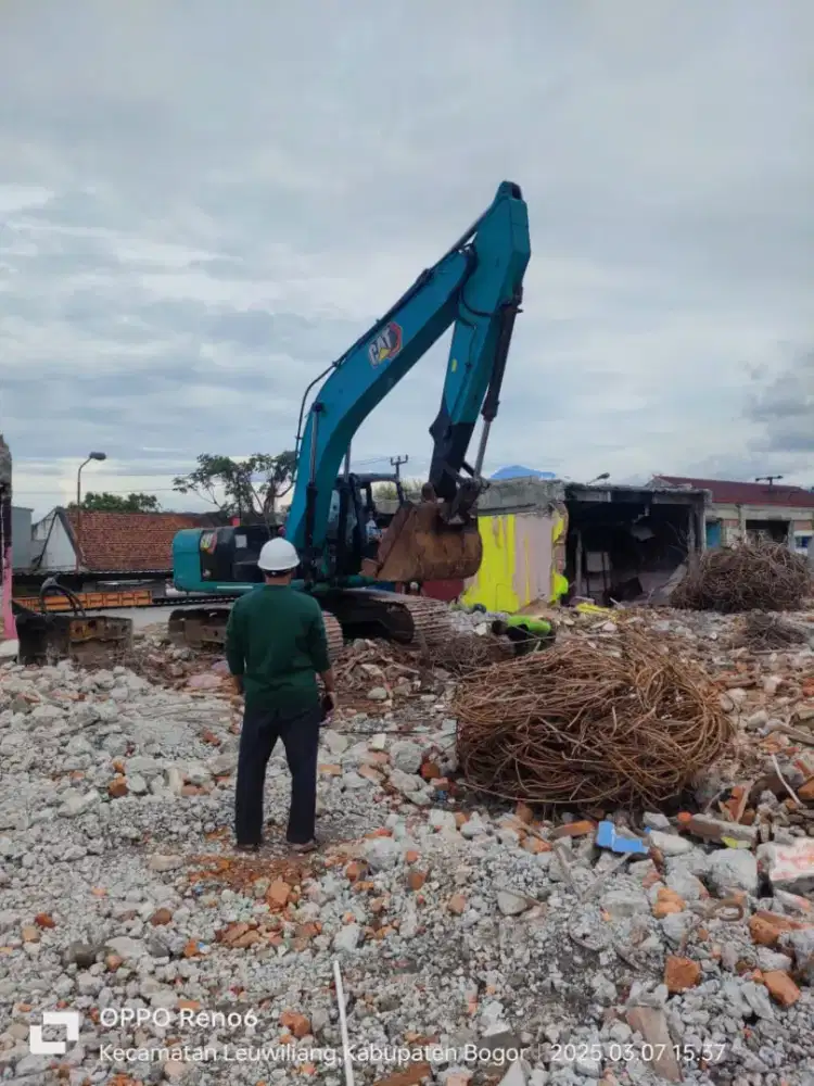 Menerima jasa bongkar gedung tua+rumah+pebrik siaap di belli