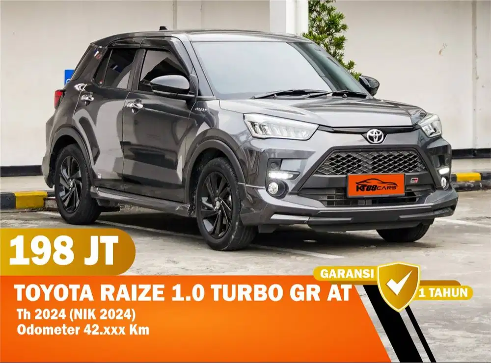 Bergaransi DP 17 jt - TOYOTA RAIZE 1.0 TURBO GR 2024 Matic