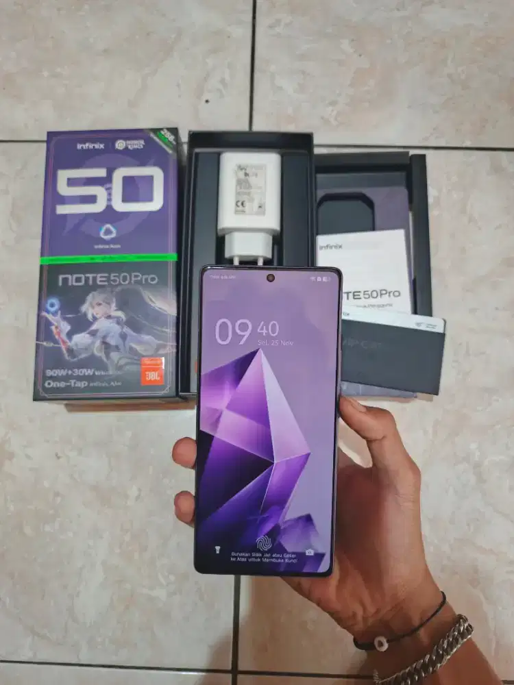 Infinix Note 50 Pro Ram 8+8/256 Fullset