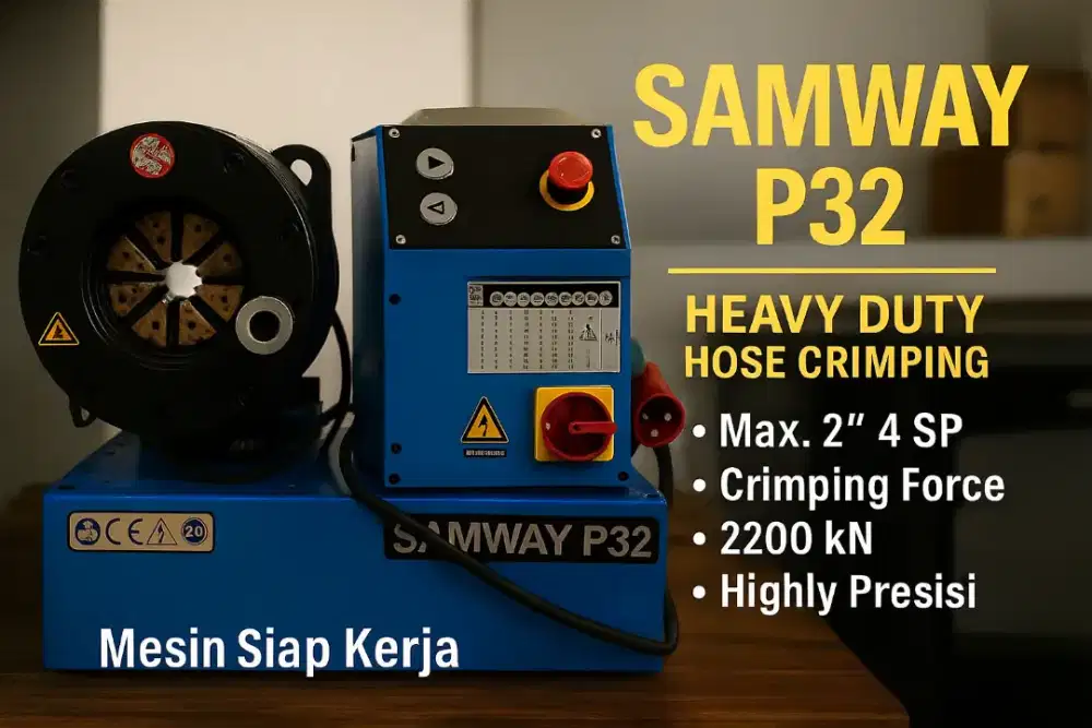 Dijual mesin Hose Crimping SAMWAY P32