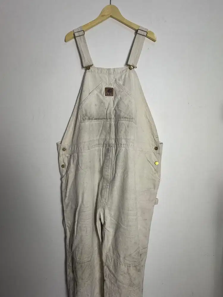 Overall Carhartt Original Warna Putih Tulang (LP 130)