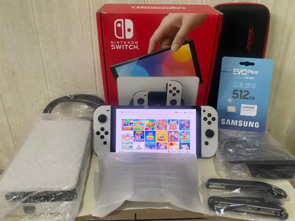 Nintendo switch oled c*fe*w 512gb fullset