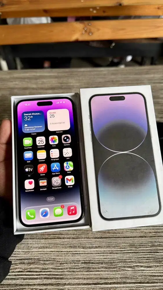 Iphone 14 promax 128gb deep purple