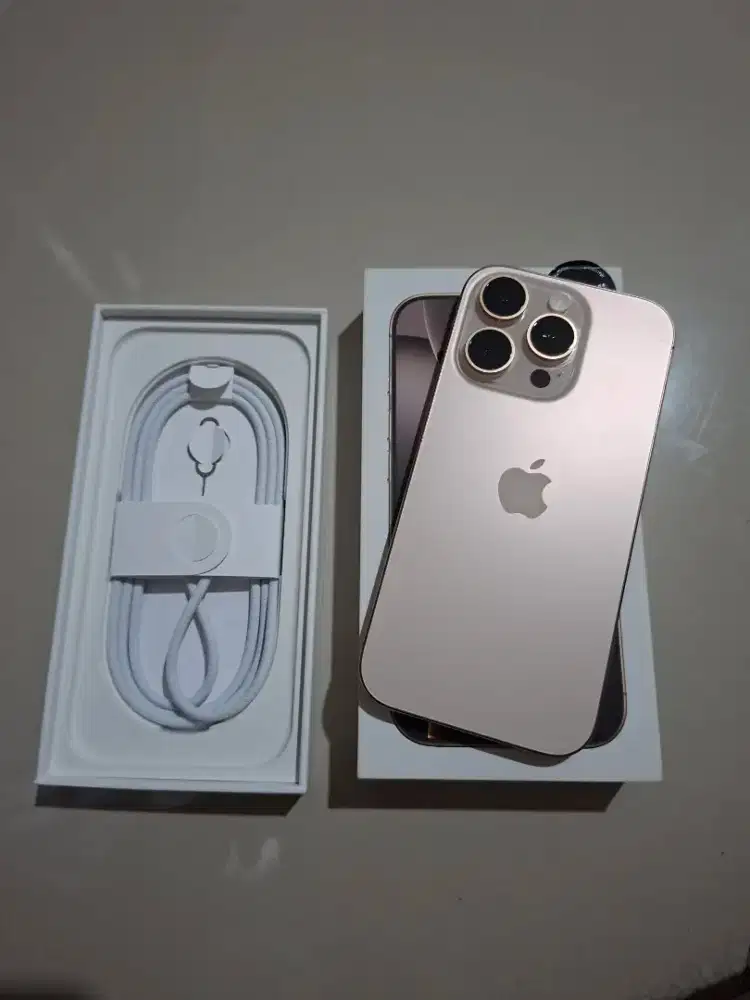 Iphone 16 pro 512gb dessert garansi resmi ibox